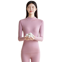 YOUR SUN 宜而爽 女士半高领保暖内衣秋衣秋裤套装女打底衫基础内搭