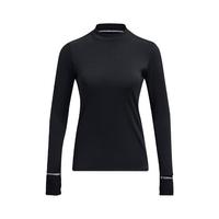 安德玛 UNDERARMOUR）秋冬Qualifier Cold女子跑步运动长袖T恤1379343 黑色001 L