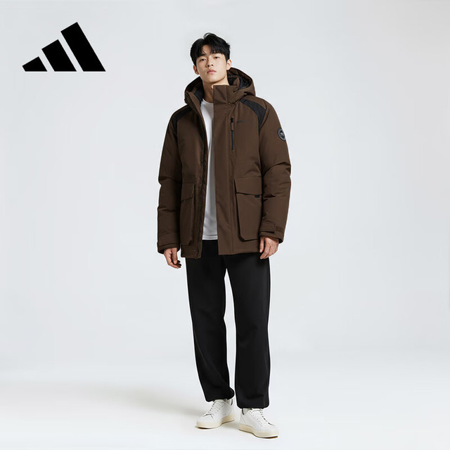 移动端、京东百亿补贴：adidas 阿迪达斯 600蓬 男士羽绒服 KB5661