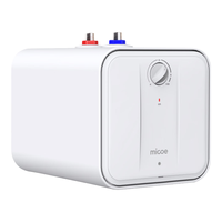 四季沐歌（MICOE）小厨宝电热水器 一级能效储水式速热1600W家用厨房上出水 热水宝圆桶保温小型储水过水热 8L 2200W 【超一级能效】矮机身更易嵌入