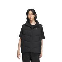 adidas 阿迪达斯 轻运动男装冬季600蓬户外保暖鸭绒羽绒马甲背心 黑色 A/2XL