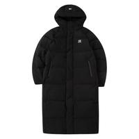MLB 羽绒服男女纯色中长款连帽羽绒服3ADJB1436-50BKS