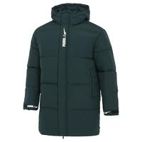 PUMA 冬季防风保暖 男士长款连帽长袖羽绒服运动羽绒外套 532916