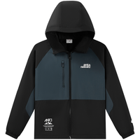 安踏 四防科技户外软壳服加绒加厚保暖男童外套秋冬防泼水上衣安踏童装