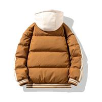  SNOWFLYING/雪中飞 假两件设计 男士羽绒服  咖啡色|7217 190/104A