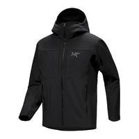 始祖鸟（ARC’TERYX）Gamma MX  男款户外连帽软壳衣 秋冬防风夹克男 男装上衣软壳外套 Black/黑色 M（69-81kg）