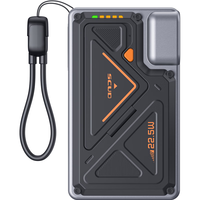 飞毛腿 磁吸充电宝20000毫安带插头自带线22.5W快充大容量移动电源小巧便携苹果小米