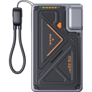 飞毛腿 22.5W快充 移动电源 插头 自带线  20000mAh