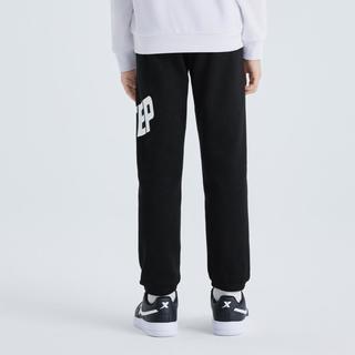XTEP特步 儿童秋冬款简约时尚加绒针织长裤保暖百搭舒适特步童装