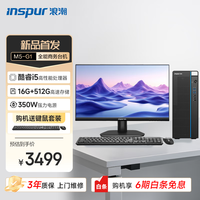 浪潮 INSPUR M5-G1 高性能台式电脑主机 13代i5