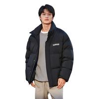 坦博尔23年最羽绒服男冬季短款立领休闲泡芙量感加厚面包服潮
