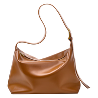 UR女包23年托特包大容量斜挎包通勤简约百搭单肩包轻奢大包 棕色