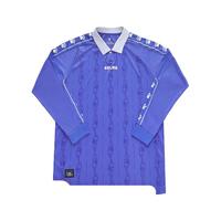卡尔美(KELME)长袖POLO衫男复古时尚T恤休闲百搭翻领上衣 深紫 XL