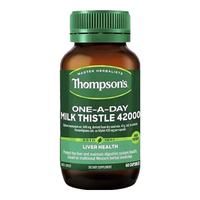 THOMPSON'S汤普森汤普森奶蓟草护肝片 高含量水飞蓟宾 养肝去油养肠胃熬夜喝酒常备 【高含量】护肝片60粒
