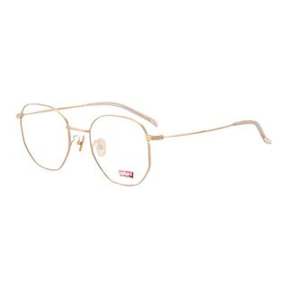 Levi's李维斯近视防雾眼镜轻薄舒适防雾防水镜片网上配镜眼镜多款镜框防蓝光 5266-C02金色配目戏1.60防雾片