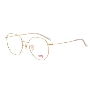 Levi's李维斯近视防雾眼镜轻薄舒适防雾防水镜片网上配镜眼镜多款镜框防蓝光 5266-C02金色配目戏1.60防雾片