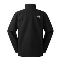 北面（The North Face）软壳男装2024春季夹克上上运动户外舒适防风立领时尚外套 JK3/黑色/店长/评价有礼 L/175