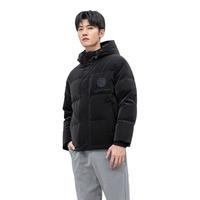 YAYA 鸭鸭羽绒服 大字母刺绣时尚免洗休闲潮流连帽羽绒服男