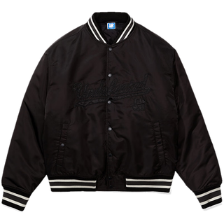 UNDEFEATED五条杠官方冬季新品经典刺绣LOGO棒球棉服 绿色 S