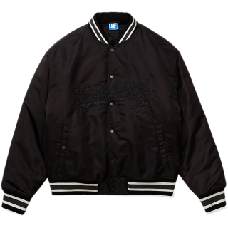UNDEFEATED五条杠官方冬季新品经典刺绣LOGO棒球棉服 绿色 S