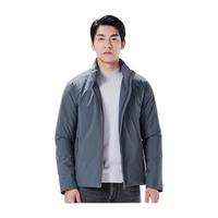 利郎白鹅绒羽绒服男立领轻薄款冬季通勤商务男士外套 深灰(23DBR2033Y) 170/88A