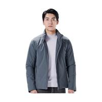 利郎白鹅绒羽绒服男立领轻薄款冬季通勤商务男士外套 深灰(23DBR2033Y) 165/84A