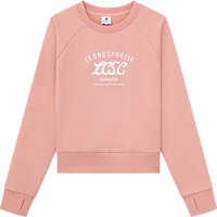  le coq sportif/乐卡克 骑行系列 女士卫衣  玫瑰粉色/H01 S