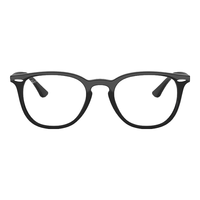 Ray-Ban 雷朋 光学镜架板材全框简约轻巧男女近视镜框0RX7159F 2000黑色镜框