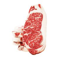肉鲜厨师 安格斯谷饲M3西冷原切牛排1000g 澳洲雪花牛肉