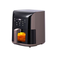 THERMOS 膳魔师 可视空气炸锅大容量无油5升家用多功能空气炸锅 EHA-5751E