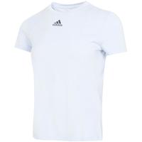 阿迪达斯 （adidas）T恤女装 2024夏季运动服训练潮流时尚舒适透气圆领短袖女 白色/三叶草/大logo/时尚 XL