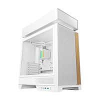 九州风神(DEEPCOOL)CL6600分舱散热机箱白色(预装360短管水冷/分舱设计/支持ATX背插主板/预装2颗120风扇)