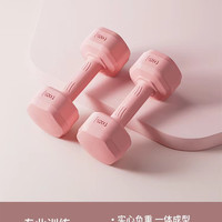 哑铃女士器材家用瘦肚子杠铃壶铃儿童青少年女小哑铃2KG一对