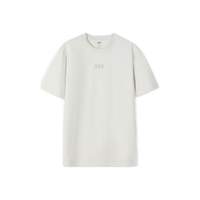 Gap 男女春季圆领短袖T恤 885843 灰白色 M
