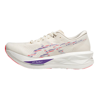 亚瑟士ASICS跑步鞋女鞋耐磨运动鞋缓震回弹跑鞋舒适 SONICBLAST 白色/蓝色 36