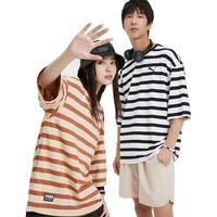 PUMA彪马 男女同款条纹短袖百搭T恤 STRIPE TEE 539530