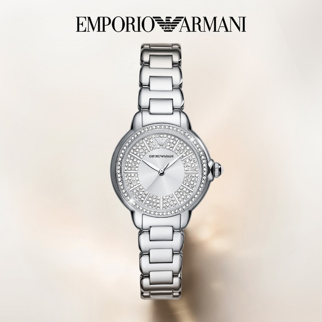 移动端：EMPORIO ARMANI 阿玛尼 满天星系列 32毫米石英腕表