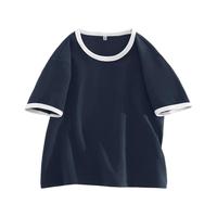 KV真维斯短袖t恤女夏季2024内搭辣妹风时尚紧身圆领短款上衣