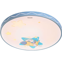 松下儿童房吸顶灯 全光谱护眼卧室灯led灯 超薄卡通灯具灯饰 儿童房-哆啦A梦款-遥控-蓝色36瓦