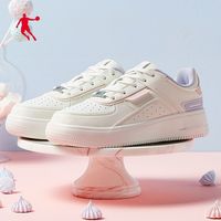 乔丹QIAODAN板鞋女时尚潮流运动鞋子女百搭小白鞋