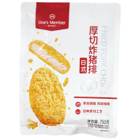 1号会员店 厚切 日式炸猪排  原味750g  5片装