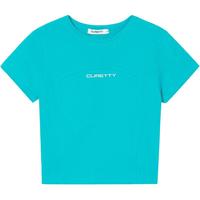 it curetty女装合身短袖T恤季欧美风尚短上衣4TS005MK