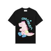 it :CHOCOOLATE女装宽松短袖T恤2024夏季活力趣味半袖000300