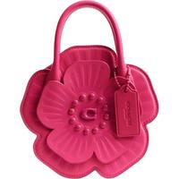 COACH/蔻驰女士茶玫瑰图案手袋