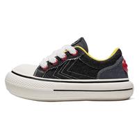 Feiyue/飞跃帆布鞋女鞋2025秋季黑色厚底大头鞋娃娃休闲鞋232