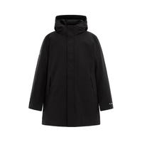 男装冬季款鹅绒时尚连帽中长款外套男式羽绒服