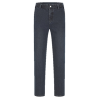 雅戈尔（YOUNGOR）裤子男士2024秋冬季青年男牛仔裤水洗牛仔裤新复古回潮 灰蓝YCNZ335632HWA 180/88A