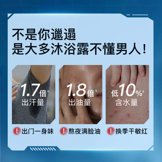  TALLBA 持久留香72小时 男士沐浴露  古龙香 400ml