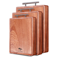 MAD SHARK菜板乌檀木砧板切菜板抗菌实木家用剁骨面板擀面案板菜墩 乌檀木菜板-中号40*28*3cm