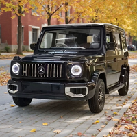 句可 2025新款越野大吉四轮车电动车汽车全封闭成人新能源轿车可上牌家用老年代步油电两用老头乐